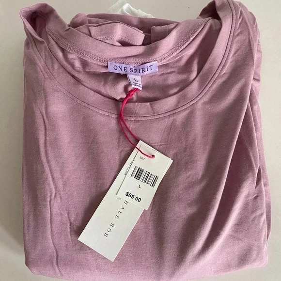 NEW Hale Bob 2pc Slouchy Pajama Set Rose Size Large - Picture 5 of 8